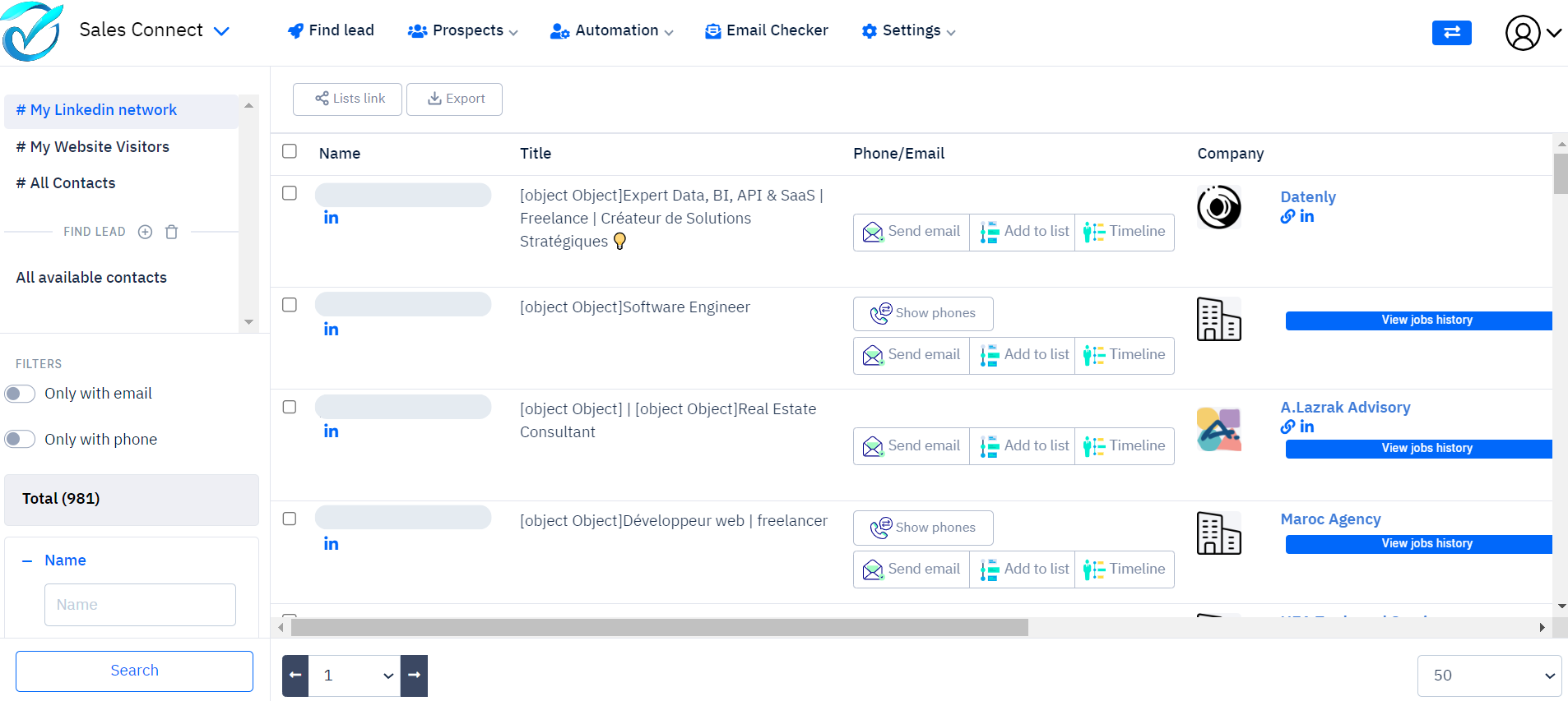 salesconnect platform